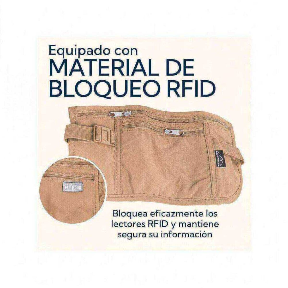 Banano para Viajes Beige Pro Outdoor