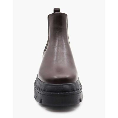 Imagen 2 del producto Botín Vestir Mujer Icono Burdeo, Negro