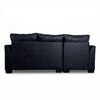 Seccional Izquierdo Muebles MPR Denver 4 Cuerpos Negro