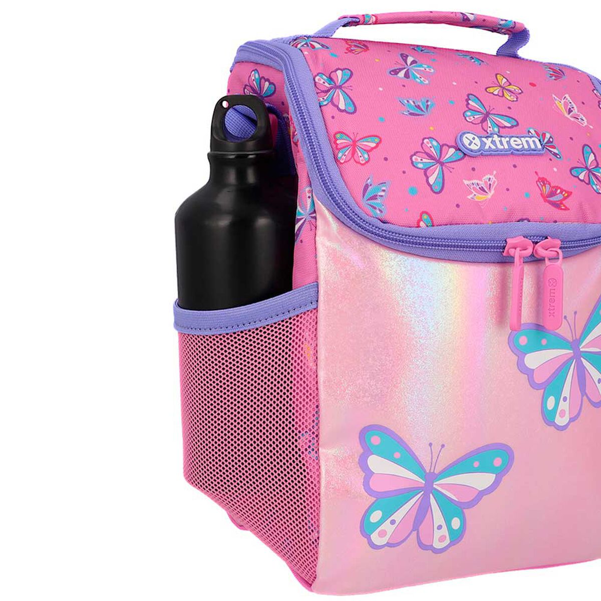 Lonchera T&eacute;rmica Xtrem Froster 6XT Mariposas Rosado/Morado