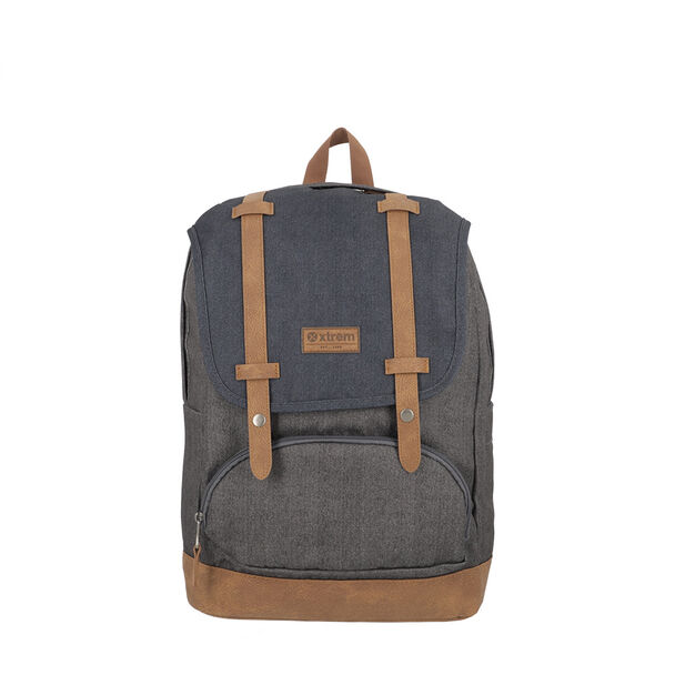 Mochila Notebook Straps 4Xt Gris 16"" L Xtrem