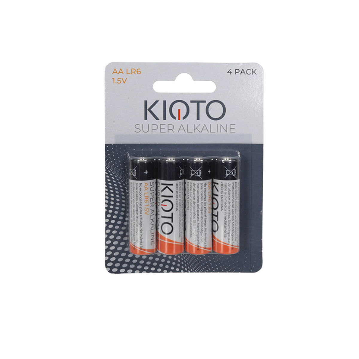 Pack 4 Pilas AA Kioto