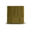 Respaldo Latam Home 1 Plaza Napoles Tela Velvet Verde
