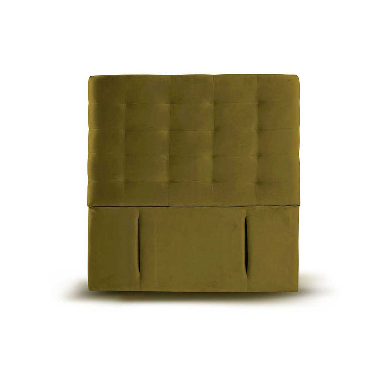 Respaldo Latam Home 1 Plaza Napoles Tela Velvet Verde
