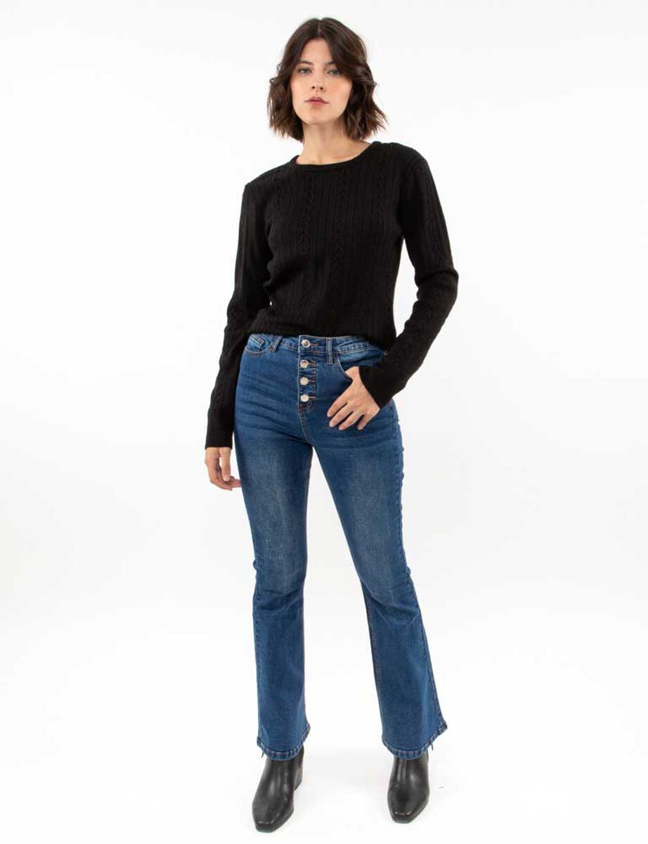 Jeans Flare Mujer Zibel