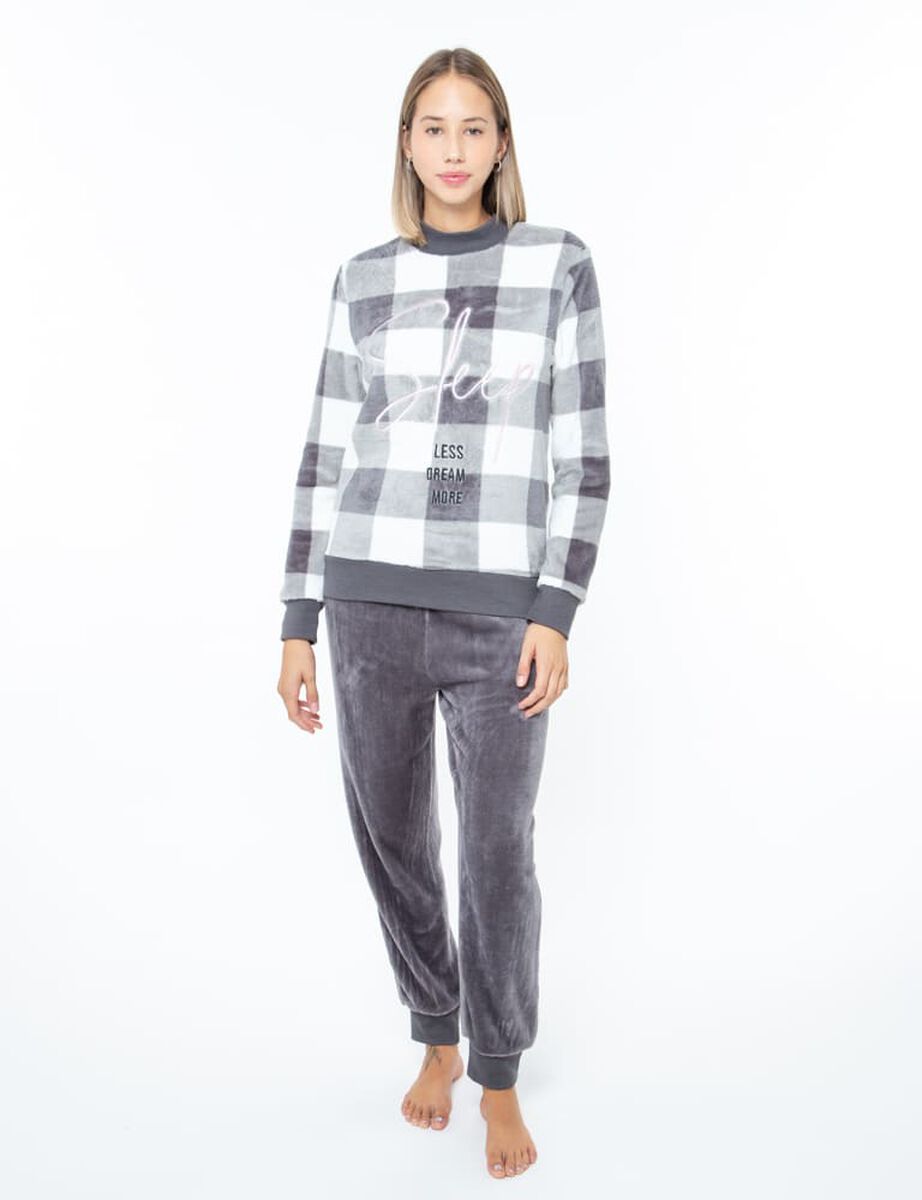 Pijama Coral Fleece Mujer Portman Club Woman