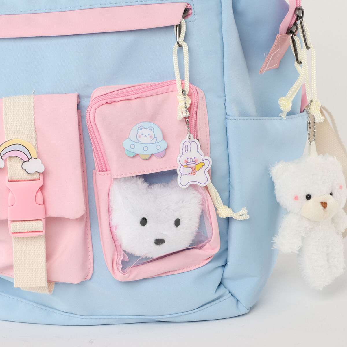 Mochila Celeste Icono