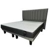 Cama Europea Illusions 2,5 Plazas Forest + Respaldo