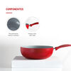 Wok Aluminio Thomas 28 cm Rojo