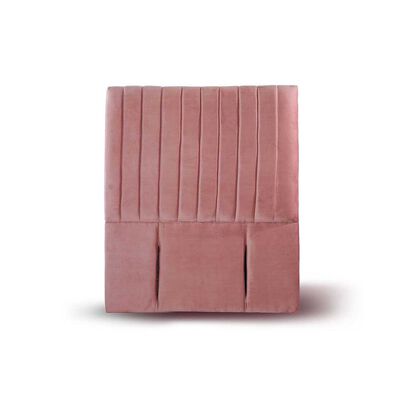 Respaldo Latam Home 1 Plaza Sorrento Tela Velvet Palo Rosa