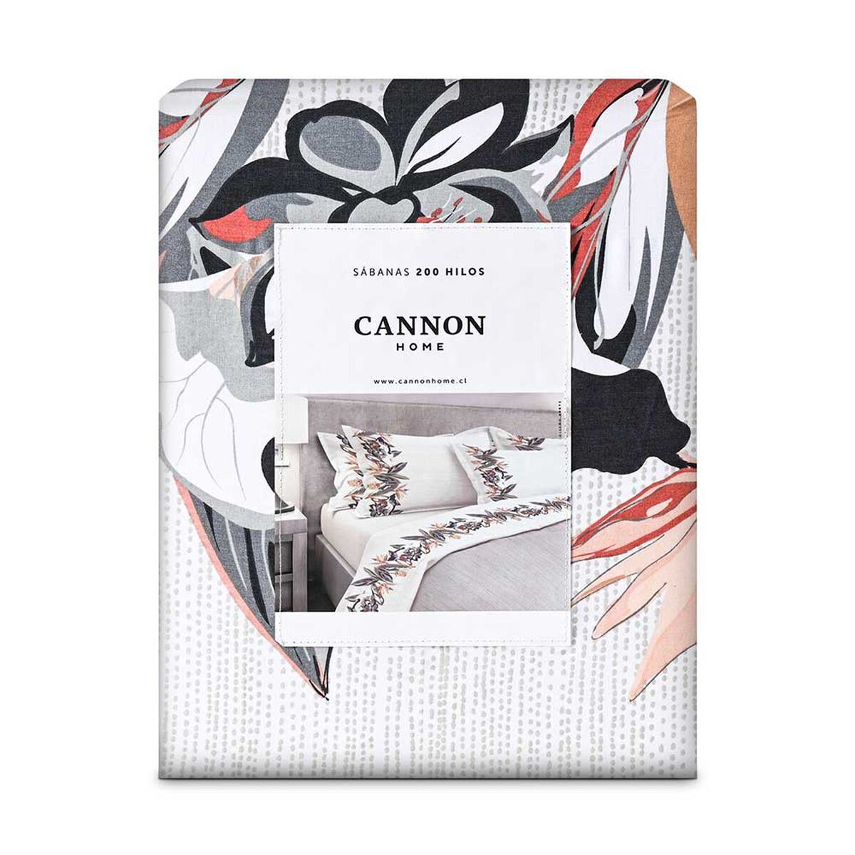 Juego de S&aacute;banas Estampado Cannon 200 Hilos 1,5 Plazas Abbys