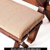 Juego de Comedor Latam Home Sevilla Segovia 2 Sillas + 2 Bancas Lino Natural