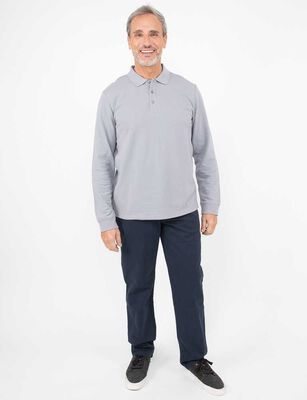 Imagen 2 del producto Polera Manga Larga Hombre Portman Club Gris, Navy, Negro