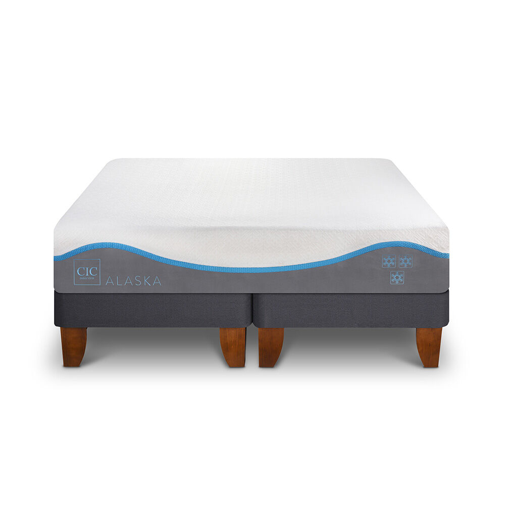 Cama Europea CIC Base Dividida 2 Plazas Alaska