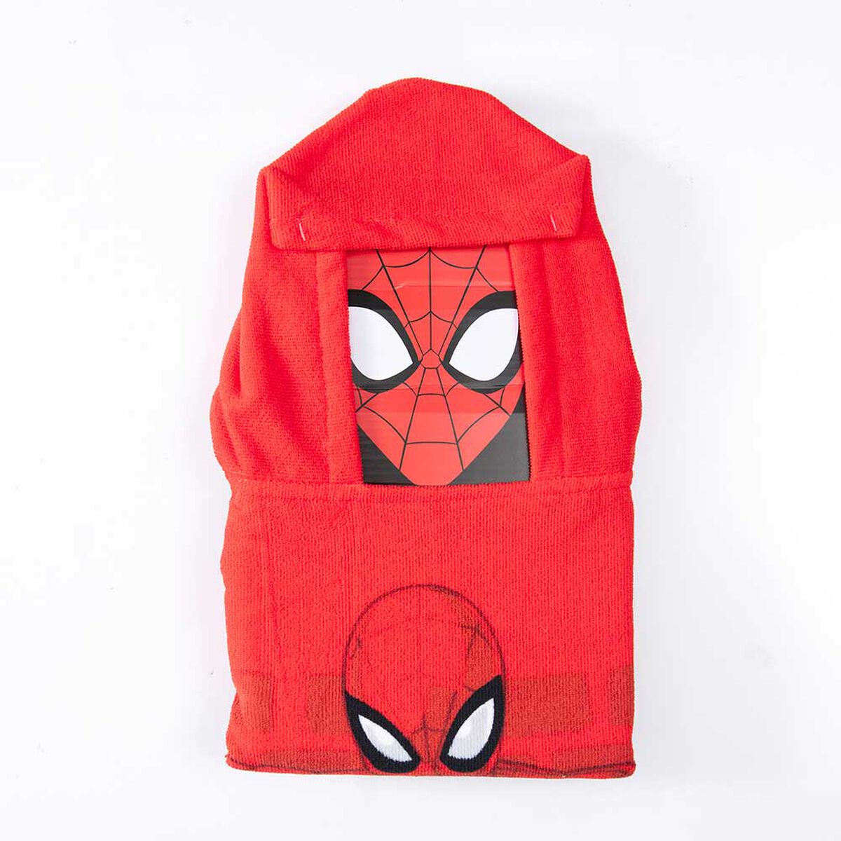 Toalla de Playa con Capucha Infantil Spiderman Súper 70 x 140 cm