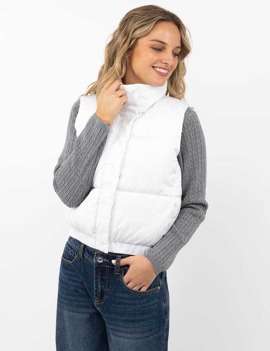 Parka Puffa Sin Mangas Mujer Icono