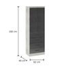 Closet Exit 2 Puertas 4 Cajones Teca Grafito