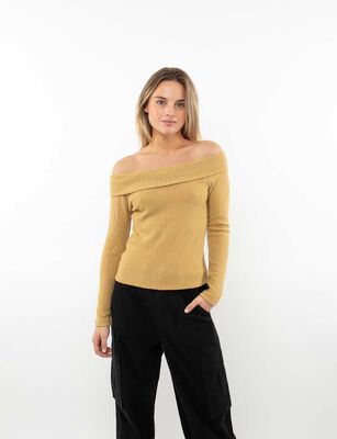 Imagen 1 del producto Sweater Bardot Mujer Icono Camel