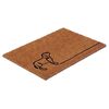 Limpiapiés Idetex Coco Pas 40 x 60 cm Café