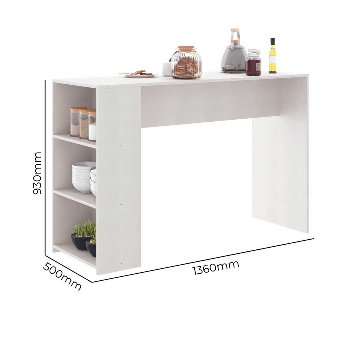 Mesa de Diario Exit Blanca