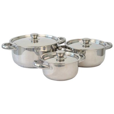 Bater&iacute;a de Cocina Acero Inox. Doral Malaga Legacy 6 Piezas