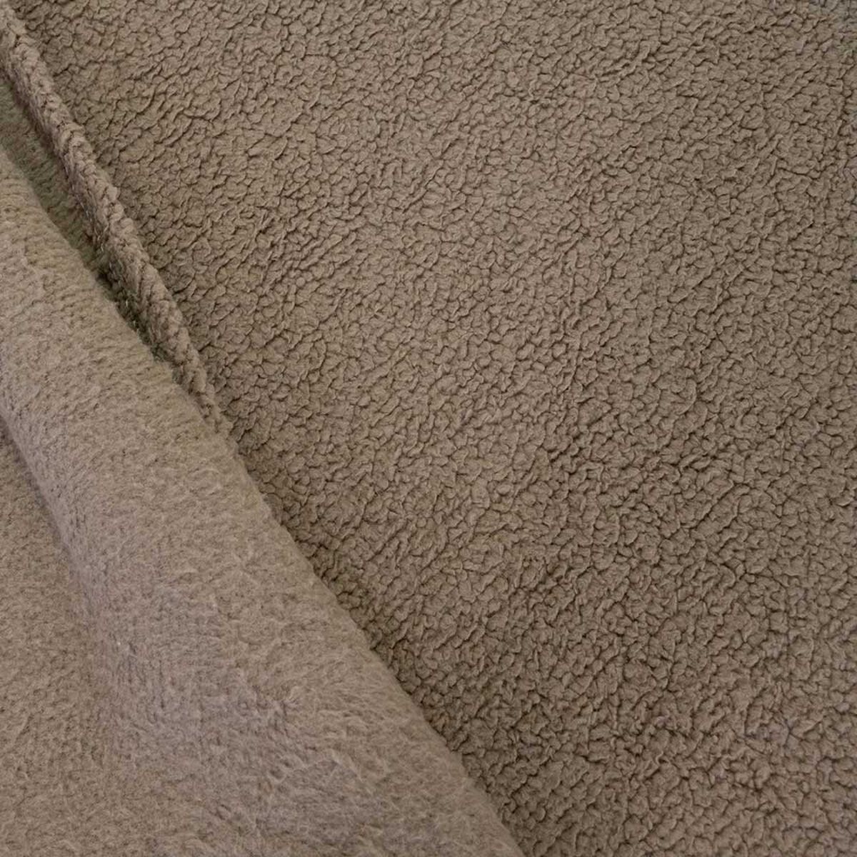 Frazada Poli&eacute;ster Doral King Deluxe Caf&eacute;