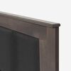 Cama Europea Rosen 1 Plaza New Ergo T + Respaldo Rachel Gris + Velador
