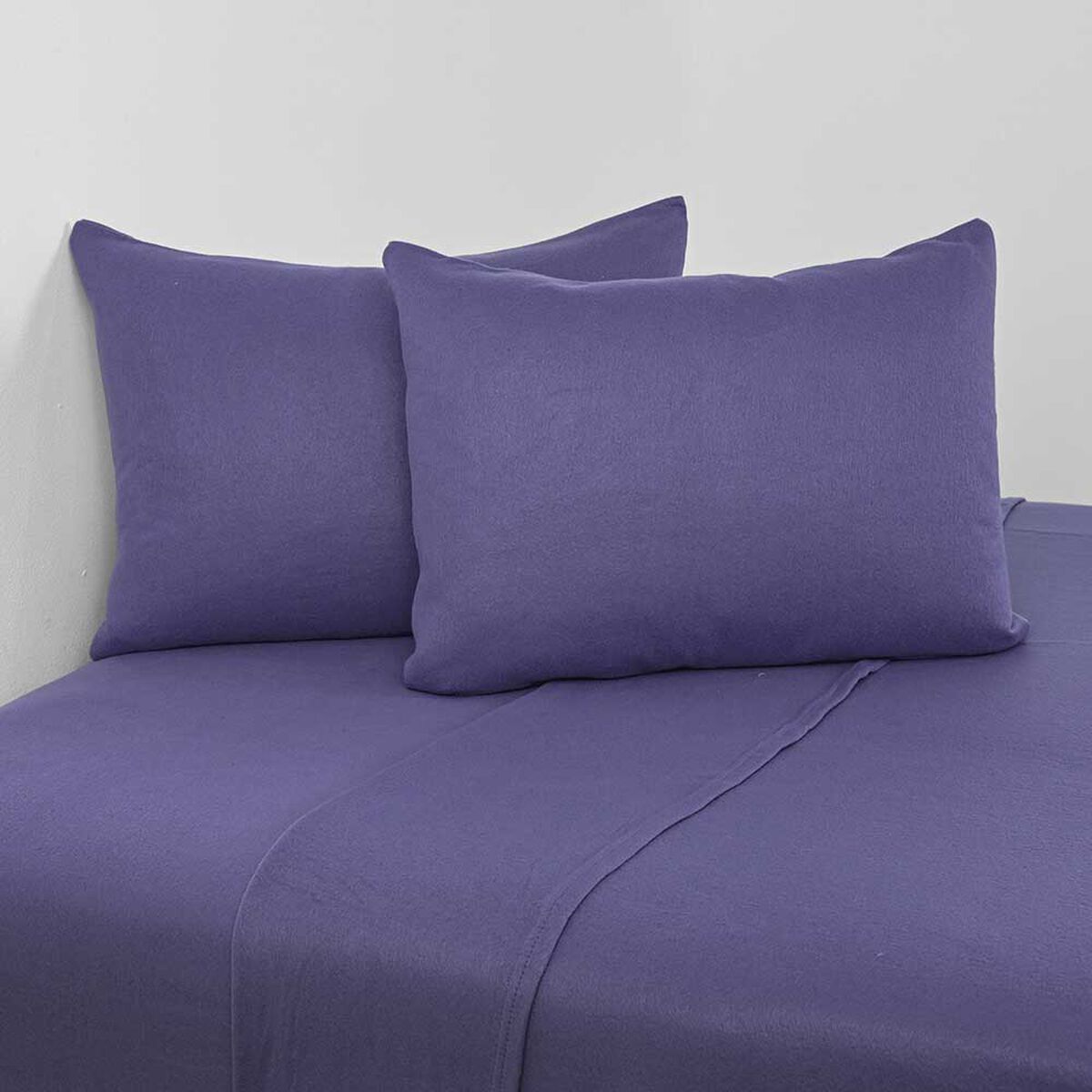 Juego de S&aacute;banas Polar American Family King Liso Malva No Aplica Morado
