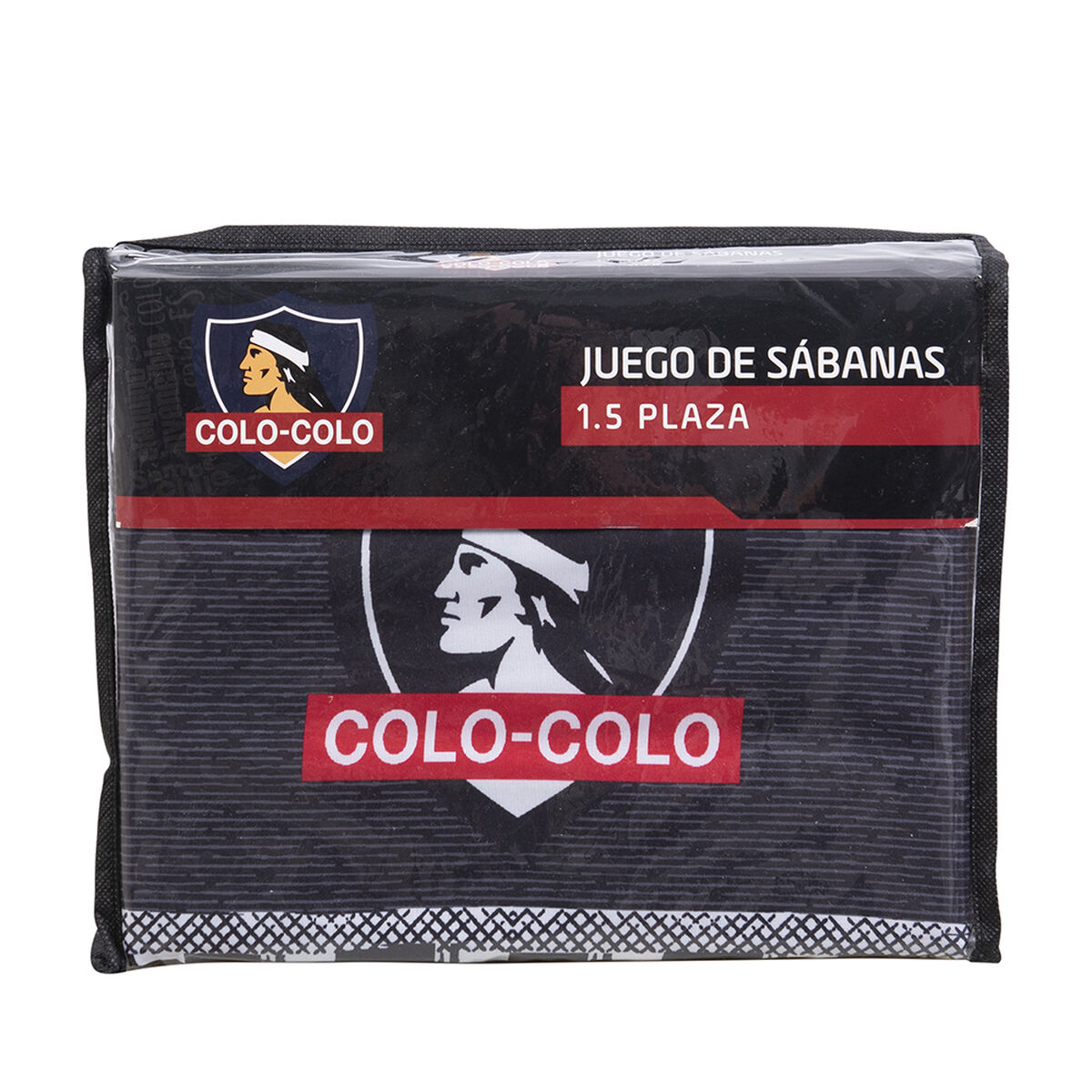 Juego de sábanas Colo Colo 1,5 Plazas Vidal