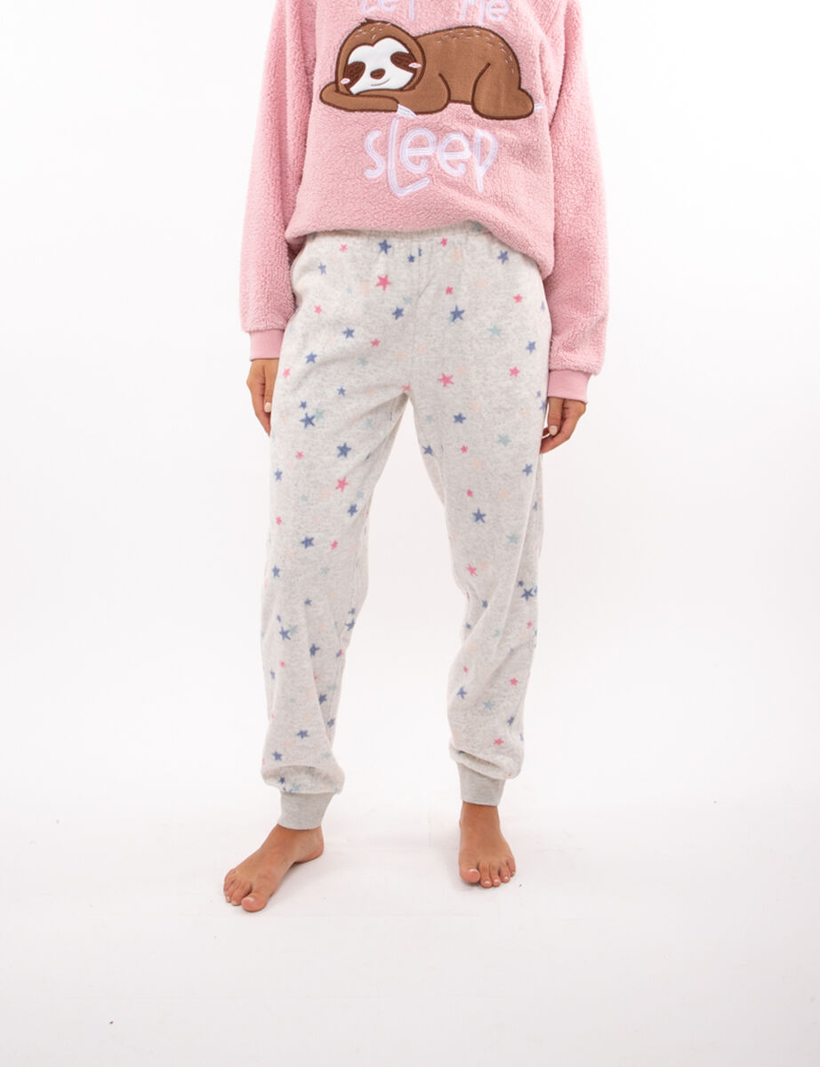 Pantalón de Pijama Polar Mujer Icono