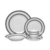 Vajilla Doral Royal 30 Piezas Gris