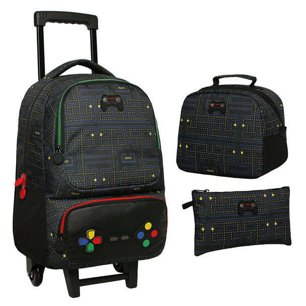 Pack Mochila Infantil, Estuche y Lonchera Head