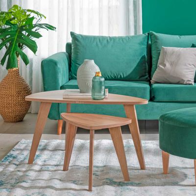 Imagen 2 del producto Set 2 Mesas Living Home Mobili Lund Oval