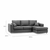 Sofá Seccional Barra Design Monaco Derecho 3 Cuerpos Beige