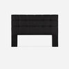 Cama Europea Rosen King Art 4 + Respaldo + Velador Issey Grafito