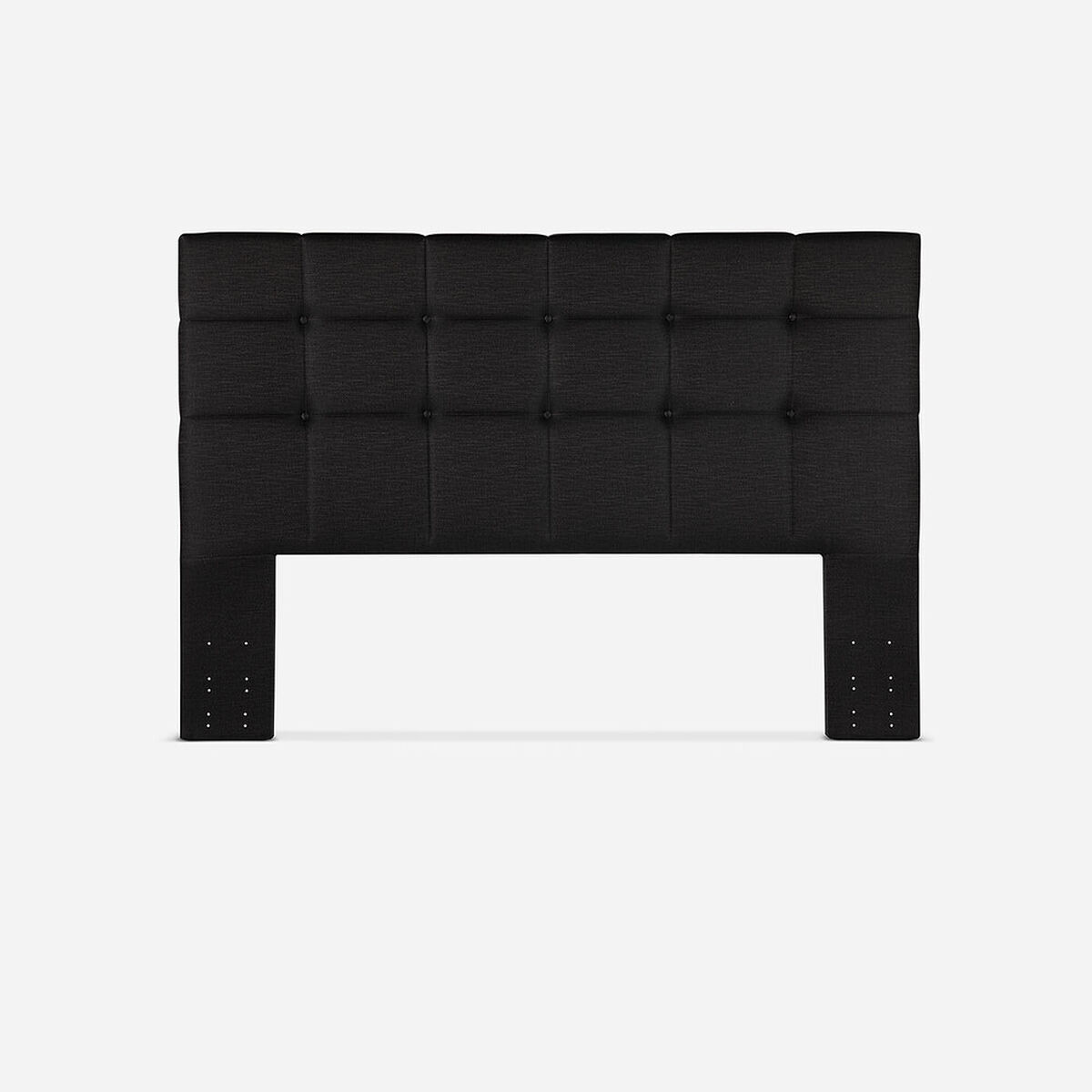 Cama Europea Rosen King Art 4 + Respaldo + Velador Issey Grafito