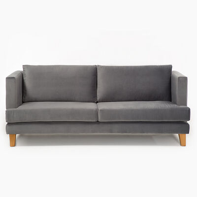 Imagen 2 del producto Juego de Living Barra Design Larisa Sofá 3 Cuerpos + Dos Sillones 1 Cuerpo Gris