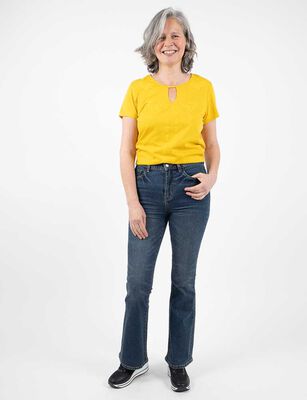 Imagen 2 del producto Jeans Flare Mujer Portman Club Azul, Celeste, Crudo
