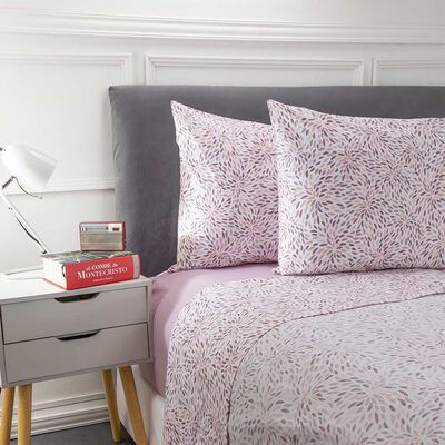 Imagen 2 del producto Juego de Sábanas Estampadas Casanova 144 Hilos 1,5 Plazas Hojas