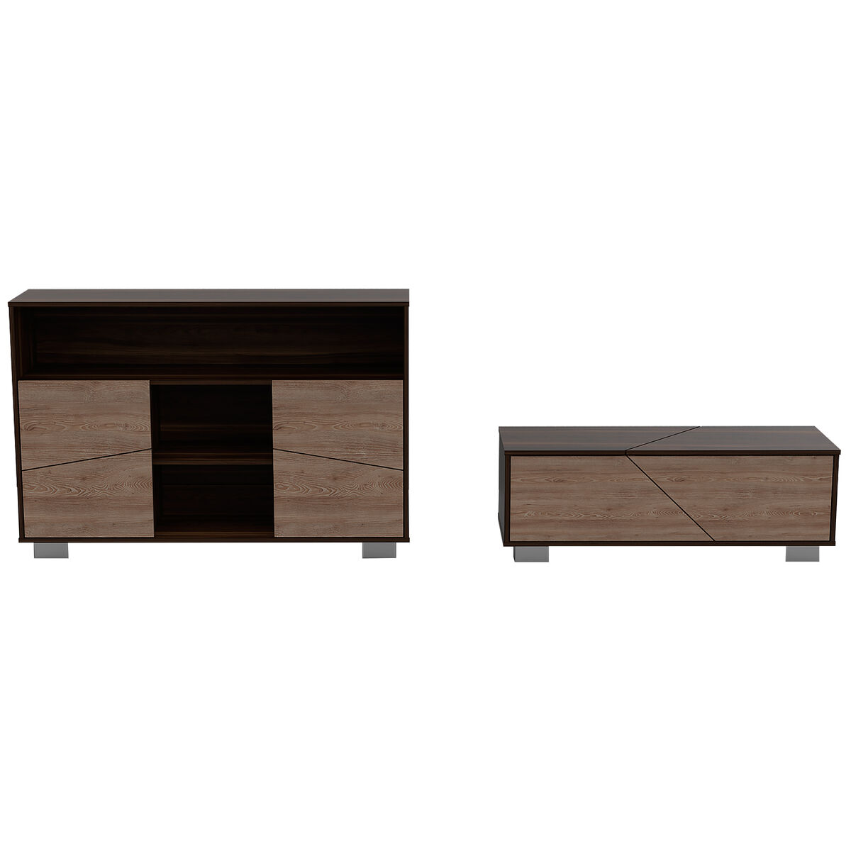 Arrimo + Mesa Centro Fraktal