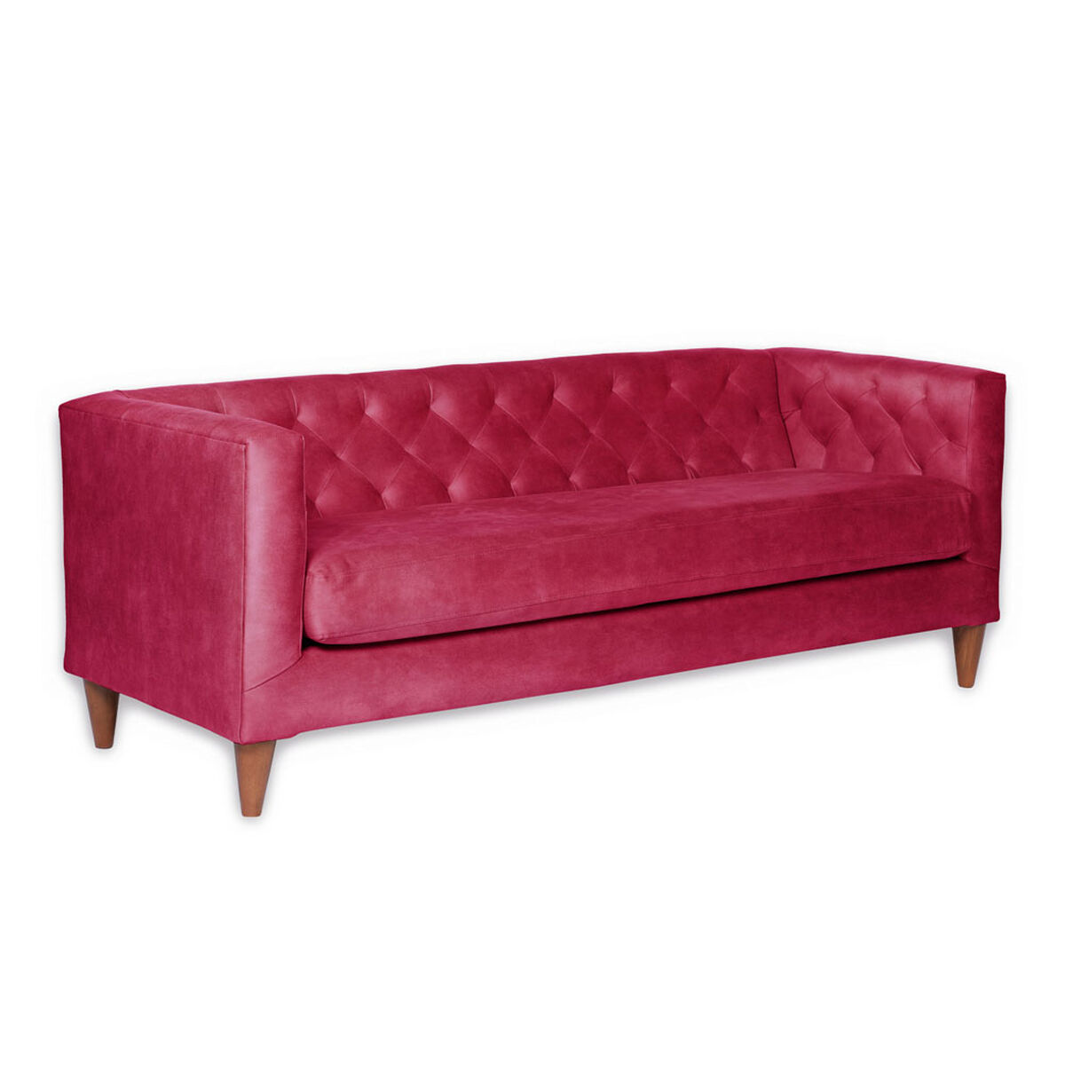 Sofá Latam Home Brescia 3 Cuerpos Rojo