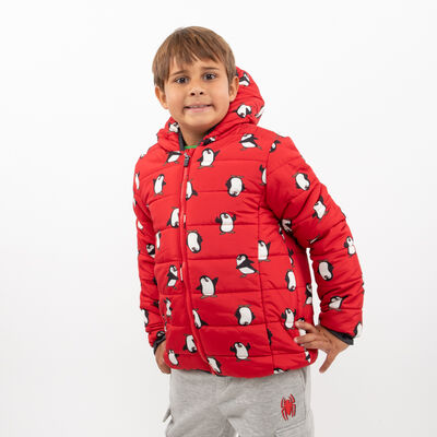 Parka con Gorro Niño Chess
