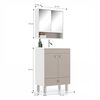 Combo Baño Vanitorio + Espejos Home Mobili City Beige