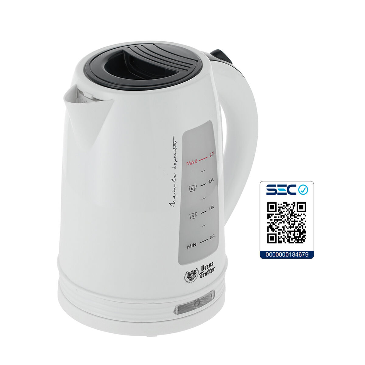 Hervidor Eléctrico Ursus Trotter UT KLAR 20PW 2 lt