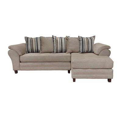 Imagen 2 del producto Sofá Seccional Derecho Living Factory Mustang 4 Cuerpos Caramelo