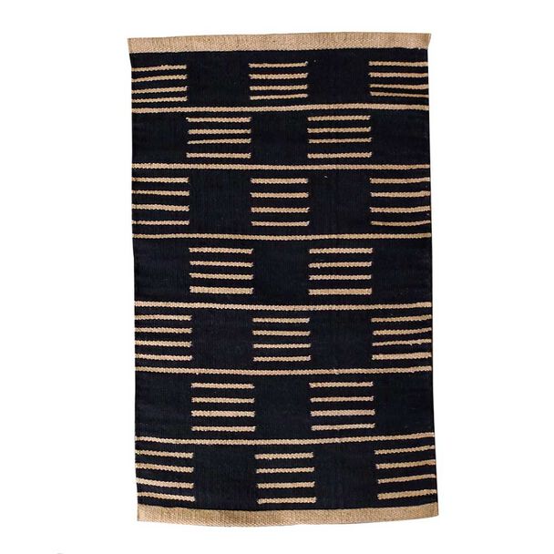 Bajada de Cama Idetex Nepal 90 x 60 Negro