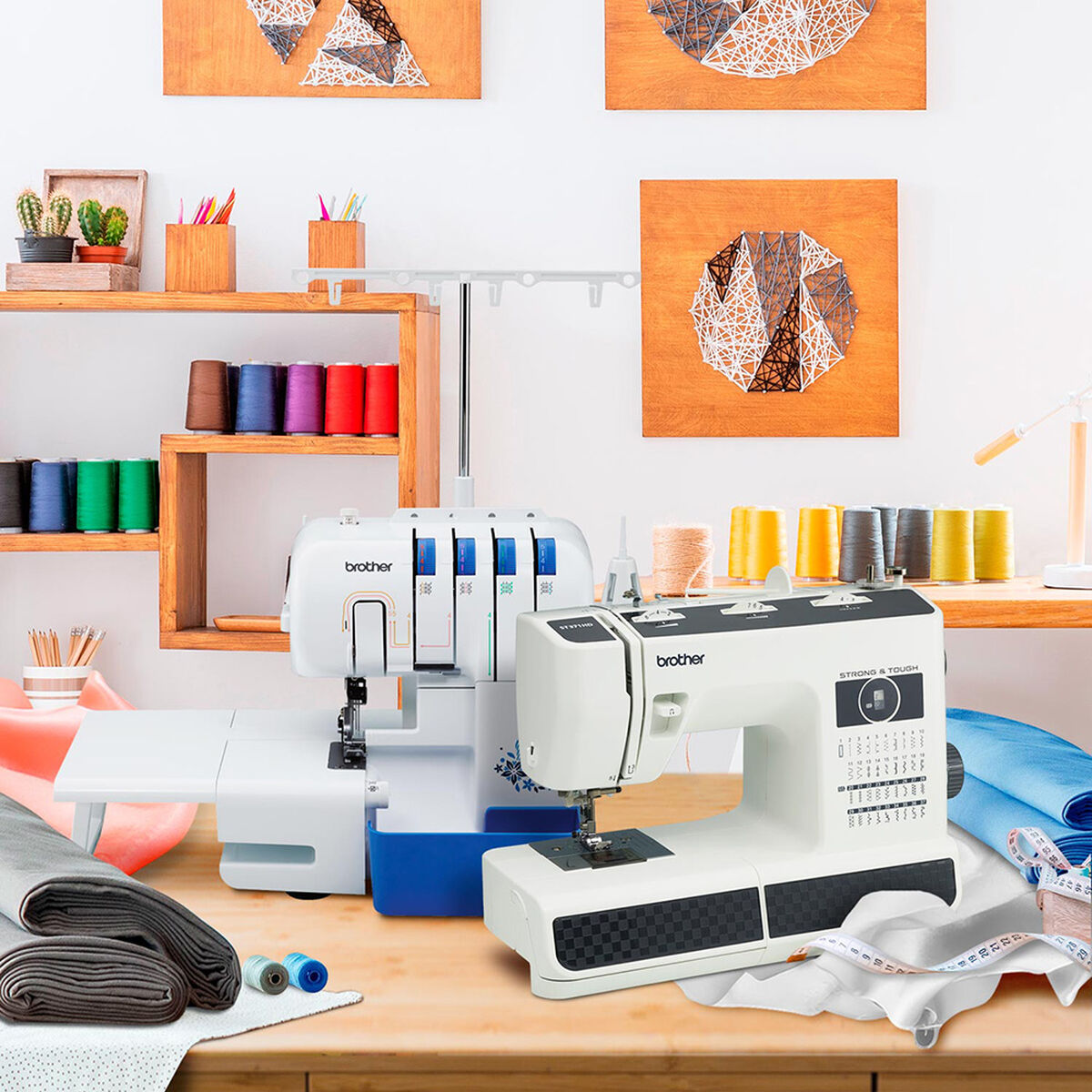 Combo Máquina de Coser Brother ST371HD + Overlock 3534DT