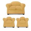 Juego de Living Elegant Detail Marsella Sof&aacute; 2 Cuerpos + Dos Sillones 1 Cuerpo Beige