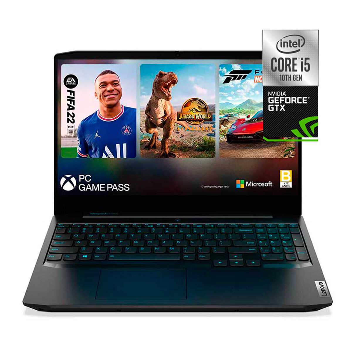 Notebook Gamer Lenovo IdeaPad Gaming 3 Core i5 10300H 8GB 512GB SSD 15,6’’ NVIDIA GTX1650