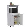 Mueble para Microondas TuHome Manchester Blanco 2 Puertas